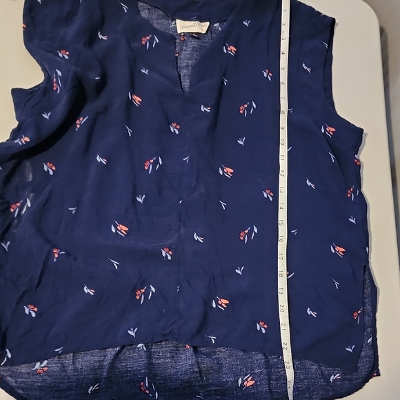 Universal Thread Blue Pink Relaxed Blouse - Picture 5 of 7